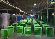 ถังขยะพลาสติกสีแดง / สีเขียว, ถังขยะขนาด 240 ลิตรสำหรับรีไซเคิล
