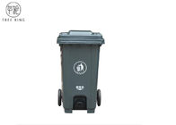 ถังขยะพลาสติกเท้า HDPE, ถังขยะขยะสีพร้อมฝาเปิดที่ 120 ลิตร