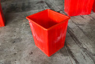 ถังรีไซเคิลกระดาษแข็งที่ทนทาน, ถังขยะพลาสติกในครัวสีแดง