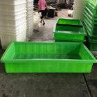 เตียงสีเขียวสำหรับเพาะเลี้ยงสัตว์น้ำสีเขียวพร้อมยืนสำหรับระบบ Aquaponic ของ Greenhousr