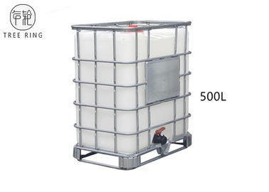 PE 500L Intermediate Bulk ปรับสภาพตู้คอนเทนเนอร์ Ibc สำหรับการรีไซเคิลที่เก็บสารเคมี