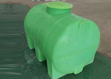 1000L ฟรียืนธรรมเนียม Roto Mold ถังสําหรับการจัดเก็บจํานวนมาก ขาแนวขวา ขาว / สีฟ้า