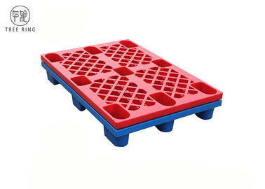 ตารางพลาสติกพาเลทพลาสติกยุโรป HDPE, ชั้นวางพาเลทพลาสติกขนาด 800 X 1200 มม. รับน้ำหนัก 1000 กก