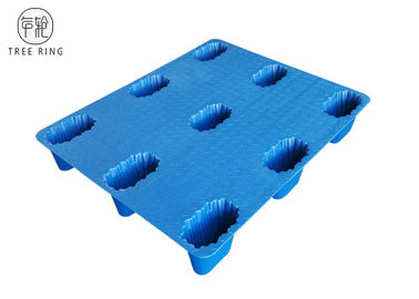 พาเลทพลาสติกอุตสาหกรรม Heavy Duty Pp บนล้อที่มีเก้าขา BM-P1210 มาตรฐาน