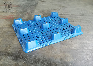 พาเลทพลาสติกอุตสาหกรรม Heavy Duty Pp บนล้อที่มีเก้าขา BM-P1210 มาตรฐาน