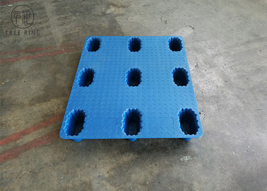 พาเลทพลาสติกอุตสาหกรรม Heavy Duty Pp บนล้อที่มีเก้าขา BM-P1210 มาตรฐาน