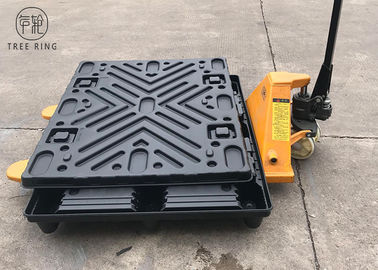 TP 1210 HDPE พาเลทพลาสติกพาเลทพลาสติก Thermoformed พร้อมฝาปิด / ฝาด้านบน