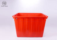 กล่องพลาสติกแข็งทำรังขนาดใหญ่กล่องเก็บขยะพลาสติกสีแดง / น้ำเงิน