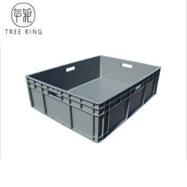 800 * 600 * 230 Mm ยูโรกล่องเก็บพลาสติกถาดสำหรับเก็บอุตสาหกรรม