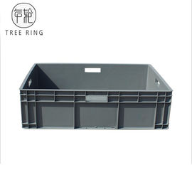 800 * 600 * 230 Mm ยูโรกล่องเก็บพลาสติกถาดสำหรับเก็บอุตสาหกรรม
