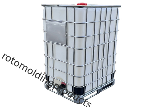 1500 ลิตร Ibc ถังของกลางขนาดใหญ่ 1200*1100*1165mm สําหรับเก็บและขนส่งสารเคมี